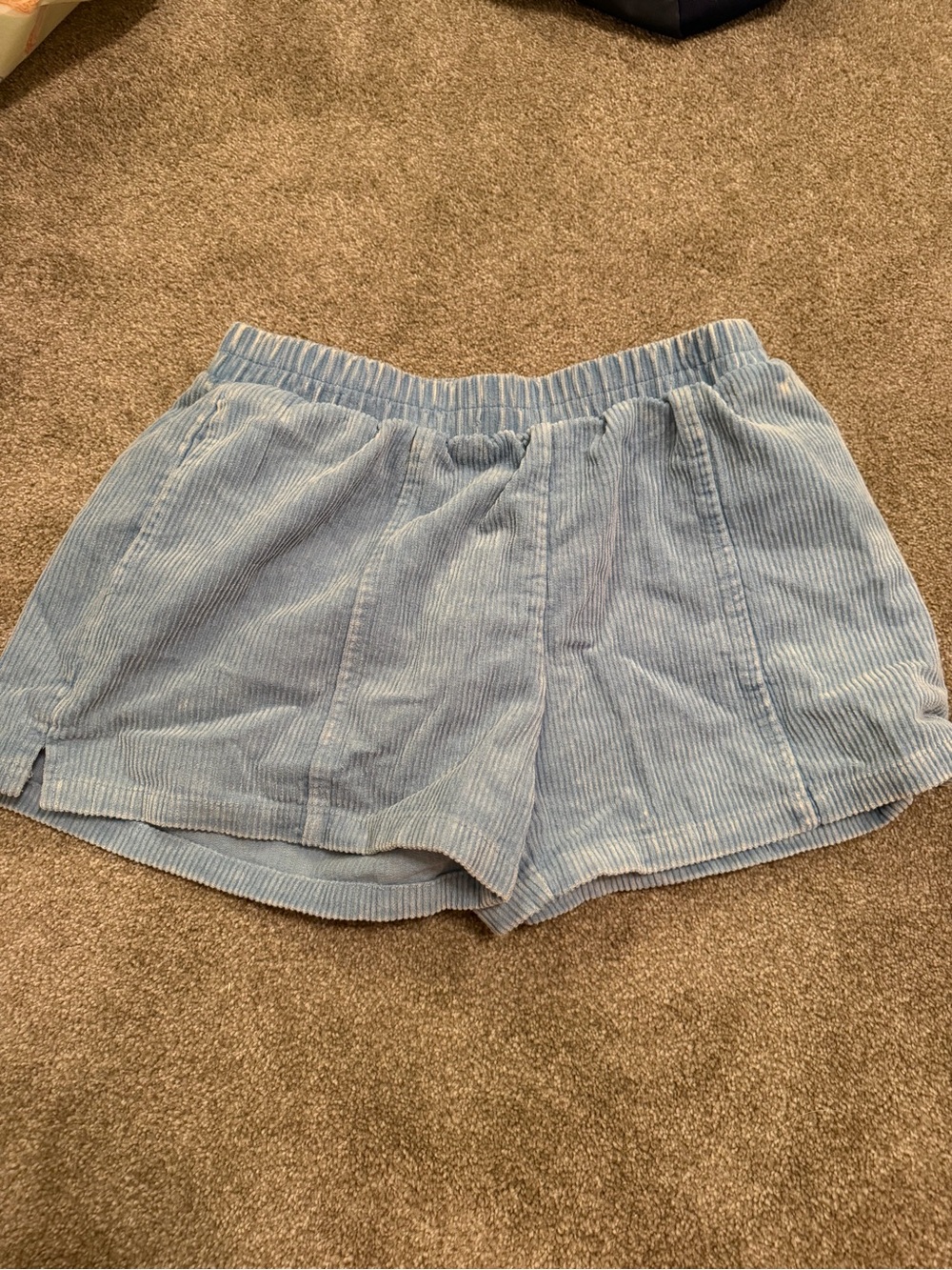 Light Blue Corduroy Simply Southern Women’s Shorts